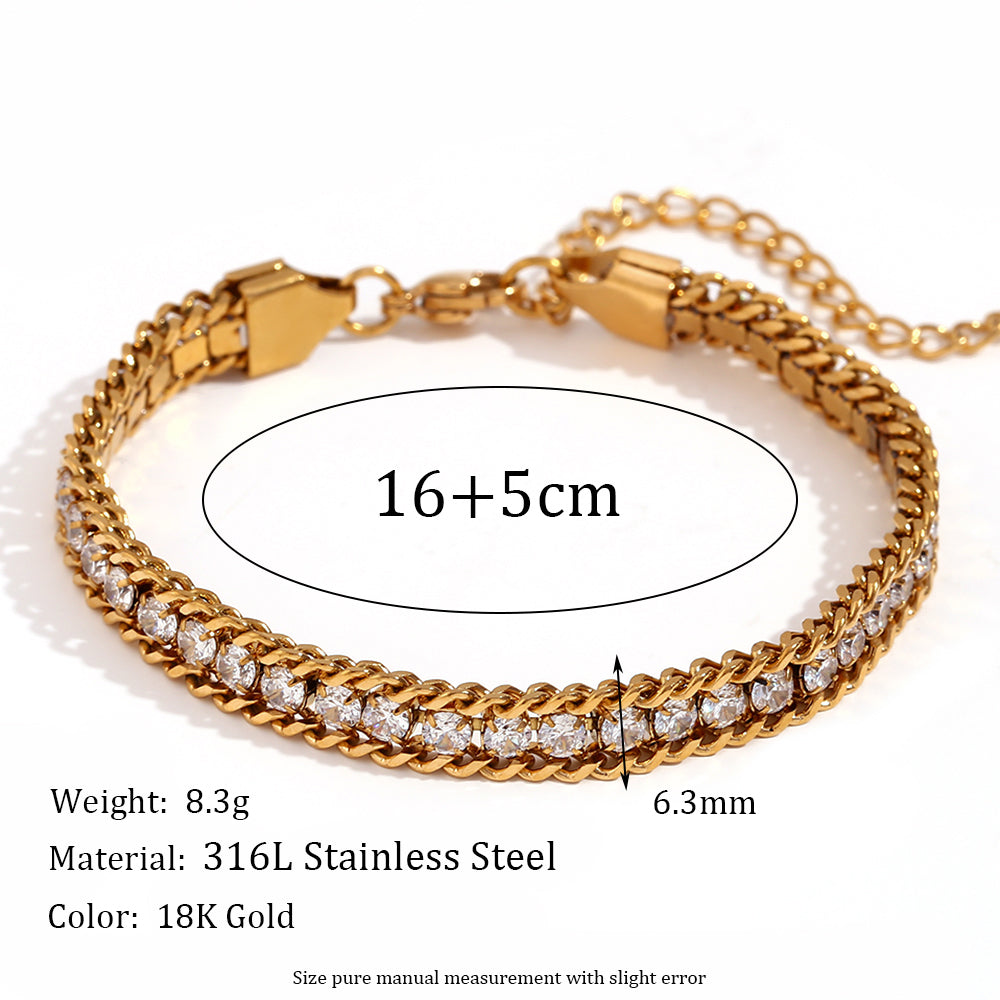 Zircon Dazzle Bracelet