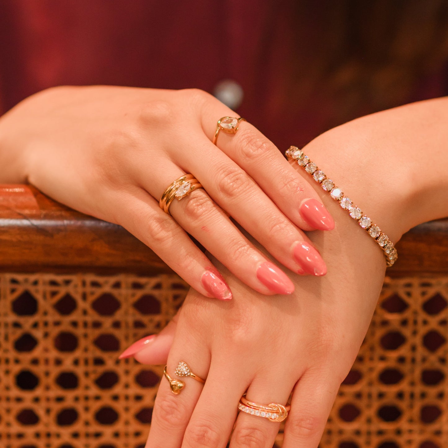 Marquise Spiral Ring