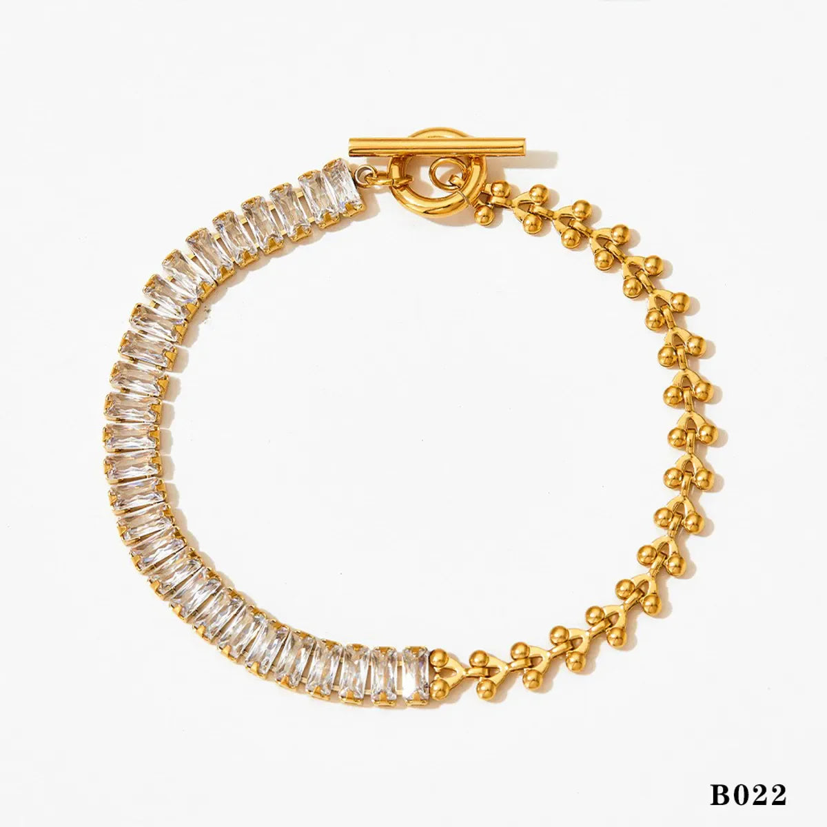 Zircon Heart Bracelet