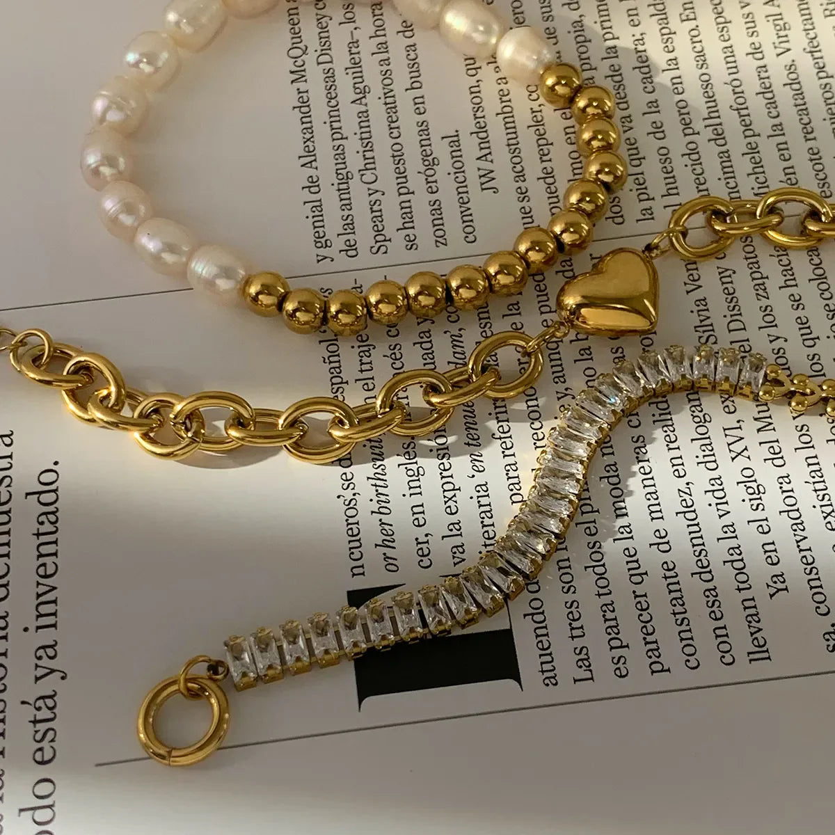 Zircon Heart Bracelet