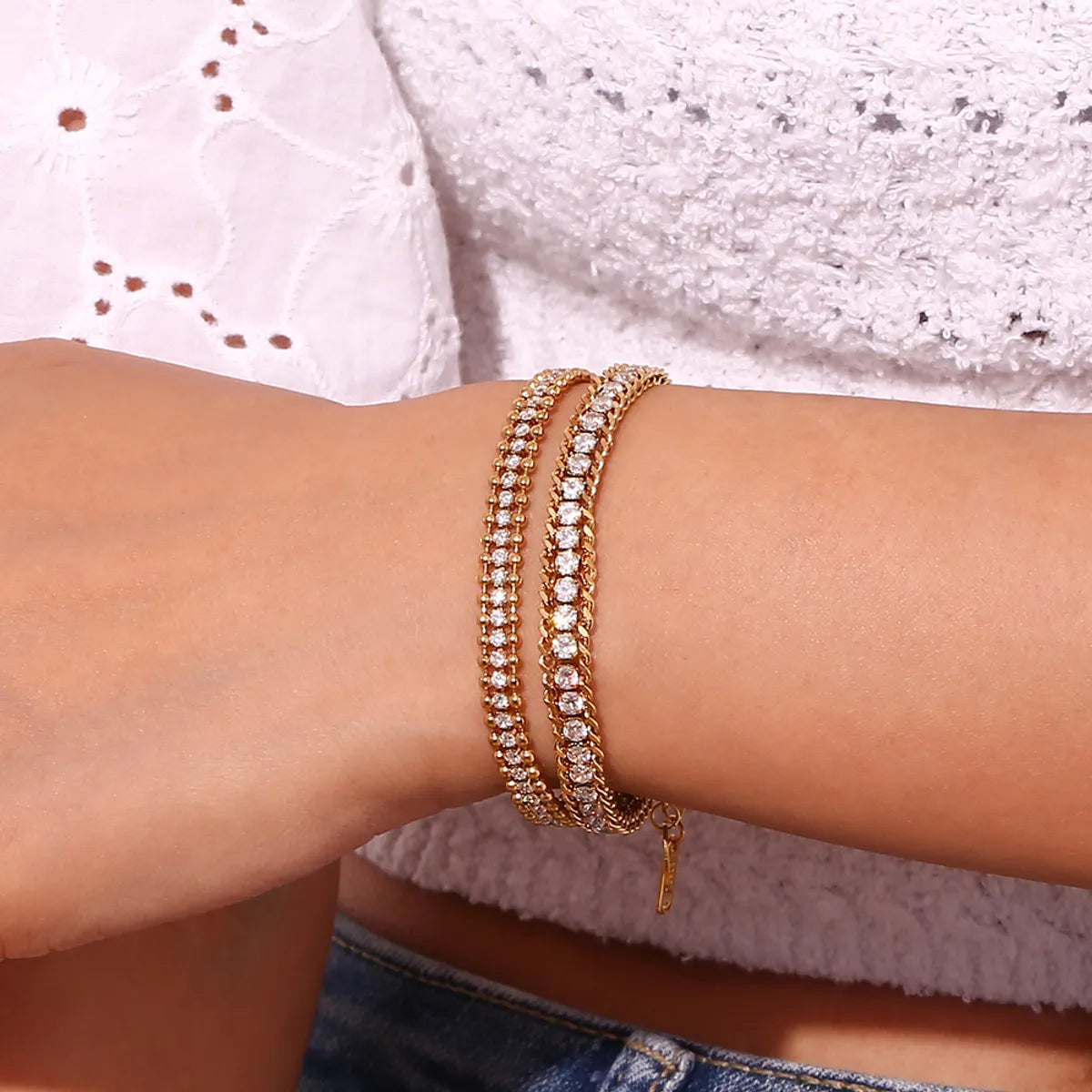 Zircon Dazzle Bracelet