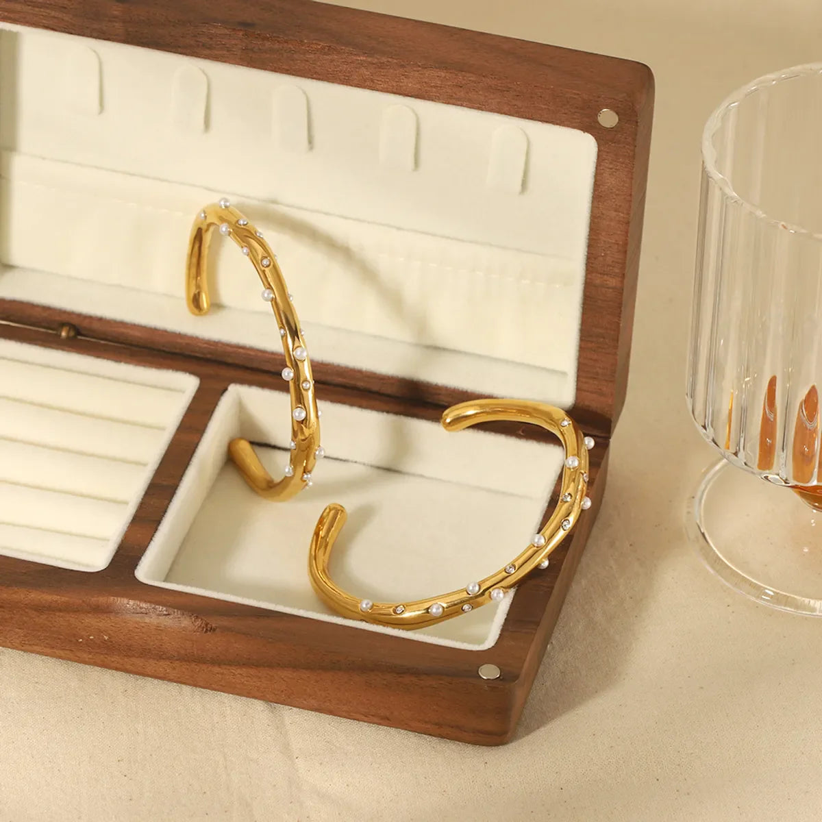 Penny Pearl Cuff Bangle