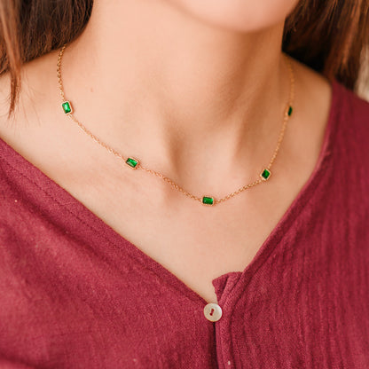 Classic Emerald Necklace