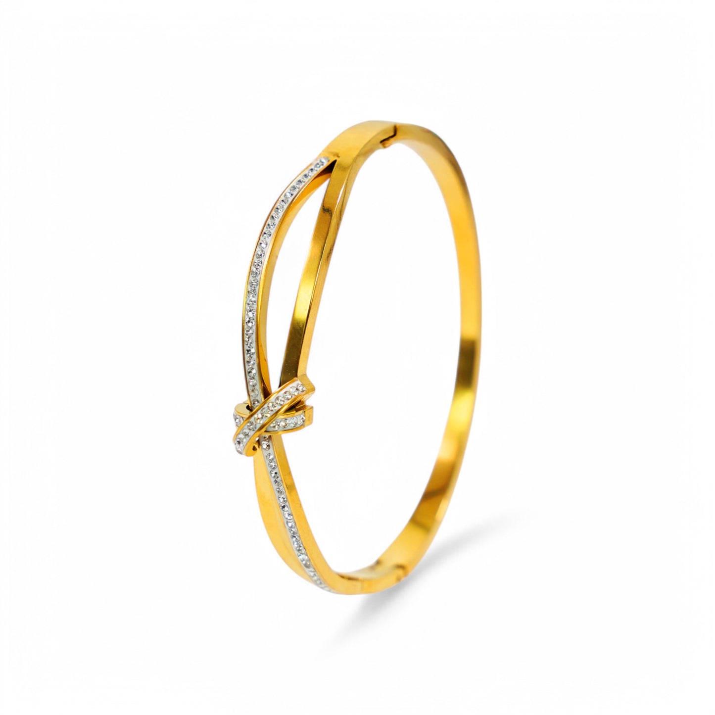 Knot Diamantes Bangle