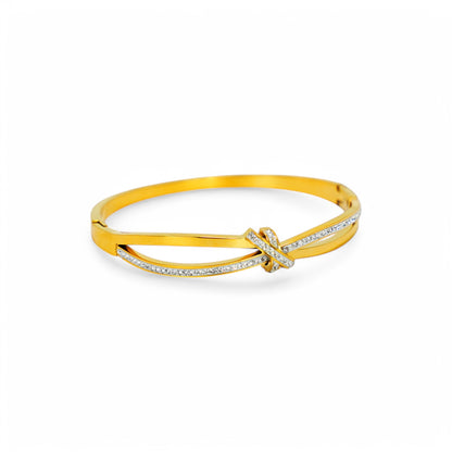 Knot Diamantes Bangle
