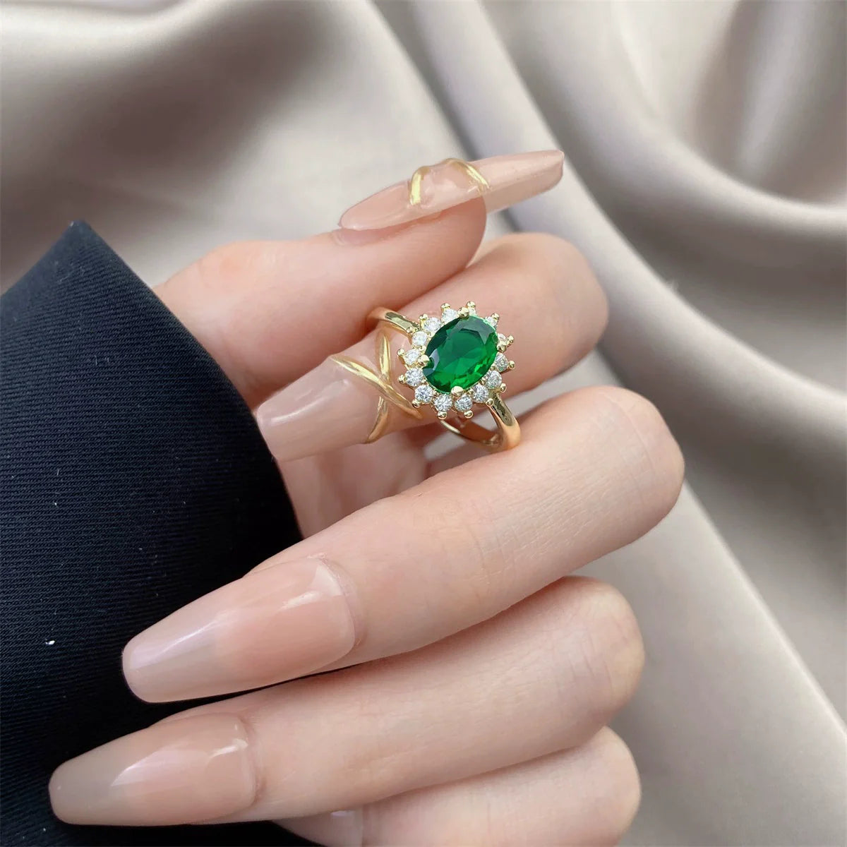 Emerald Gem Ring