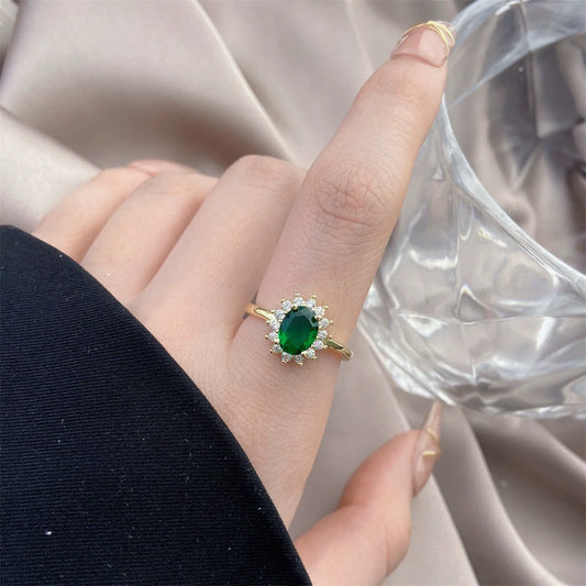 Emerald Gem Ring