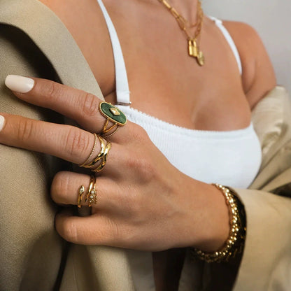 Vintage Jade Ring