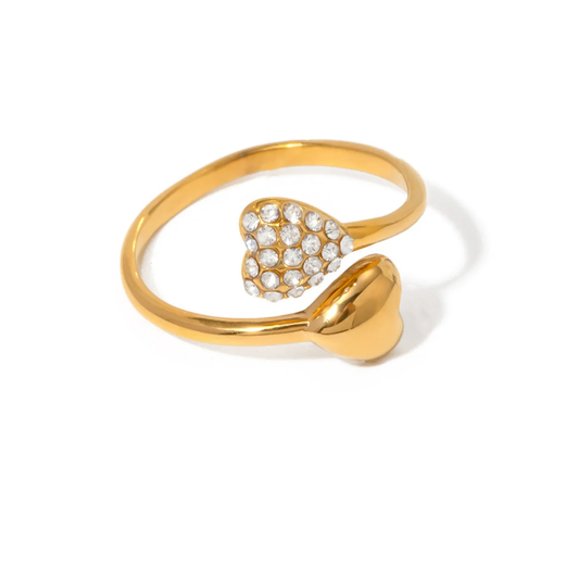 Asymmetric Heart Ring