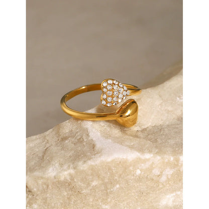 Asymmetric Heart Ring